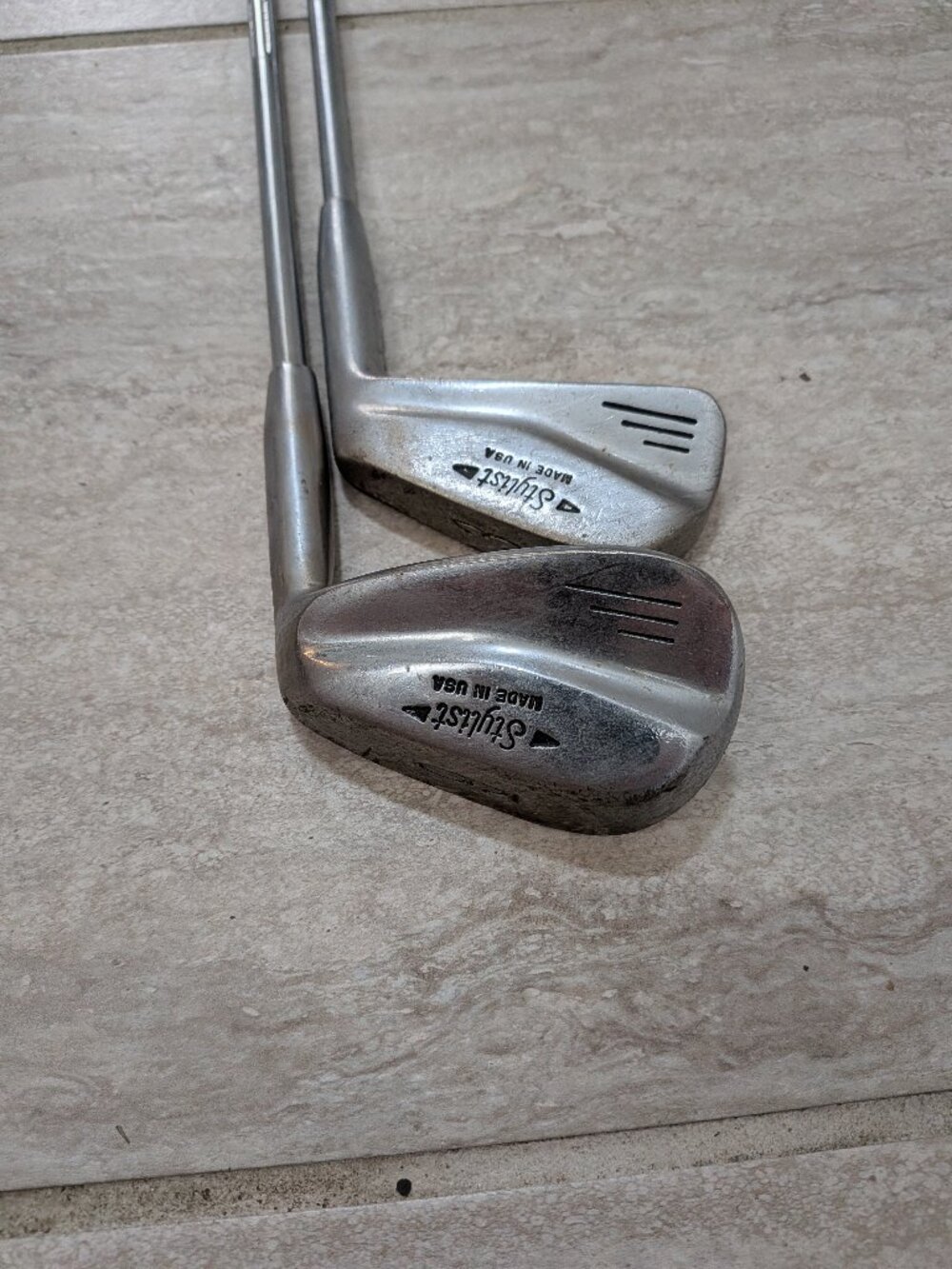 Vintage Stylist right Handed Iron 3i 9i Golf Clubs 35"